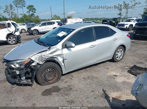 2T1BURHE0GC487623 2016 TOYOTA COROLLA Silver Передня ліва чверть