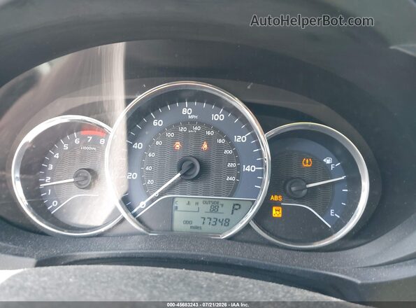 2T1BURHE0GC487623 2016 TOYOTA COROLLA Silver Вид задніх сидінь