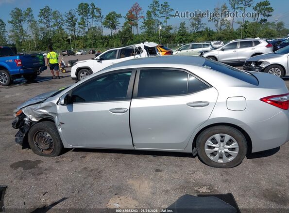 2T1BURHE0GC487623 2016 TOYOTA COROLLA Silver Вид задньої частини салону