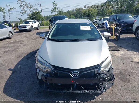 2T1BURHE0GC487623 2016 TOYOTA COROLLA Silver Вид панелі приладів