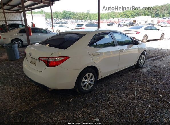 2T1BURHE0GC492482 2016 TOYOTA COROLLA White Trasero derecho