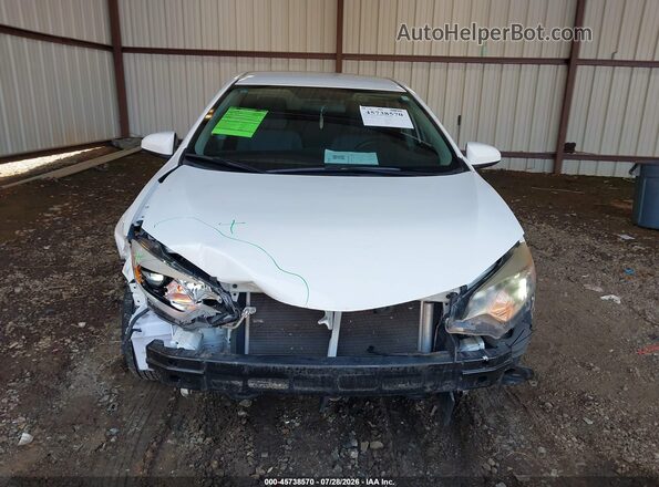 2T1BURHE0GC492482 2016 TOYOTA COROLLA White Vista frontal