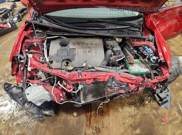 2T1BURHE0GC503092 2016 TOYOTA COROLLA Red Rear interior view