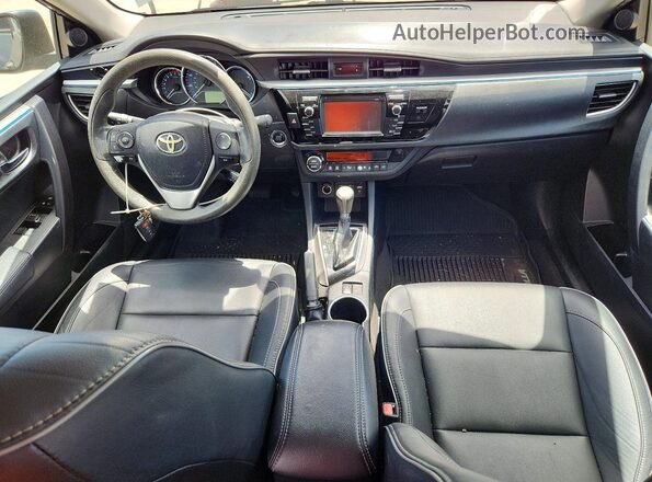 2T1BURHE0GC512861 2016 TOYOTA COROLLA Gray Vista del salpicadero