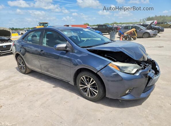 2T1BURHE0GC512861 2016 TOYOTA COROLLA Gray Delantero derecho