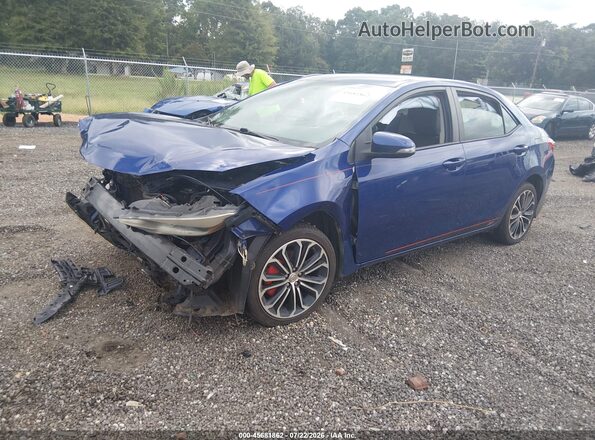 2T1BURHE0GC517042 2016 TOYOTA COROLLA Blue Przód lewy