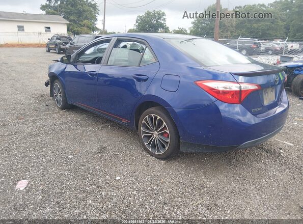 2T1BURHE0GC517042 2016 TOYOTA COROLLA Blue Tył lewy