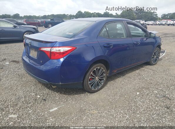 2T1BURHE0GC517042 2016 TOYOTA COROLLA Blue Tył prawy