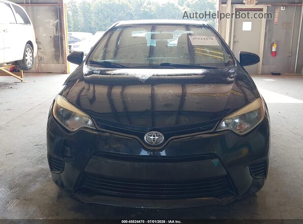 2T1BURHE0GC519177 2016 TOYOTA COROLLA Black Widok zestawu wskaźników