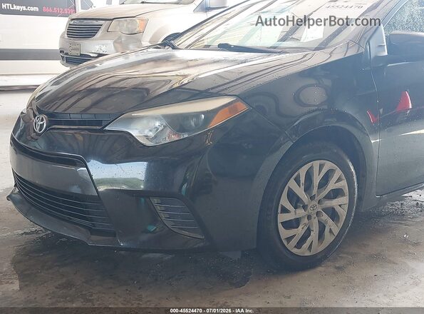 2T1BURHE0GC519177 2016 TOYOTA COROLLA Black Widok z przodu
