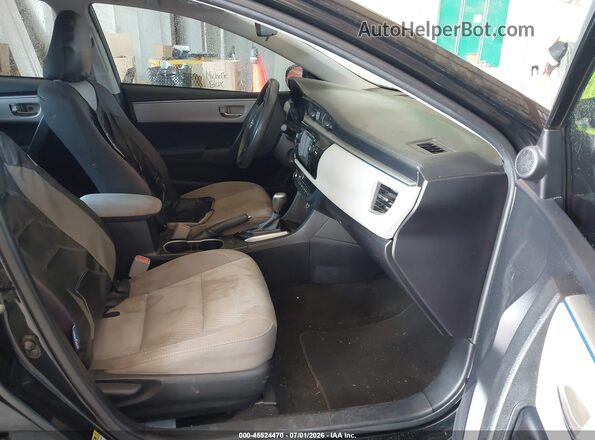 2T1BURHE0GC519177 2016 TOYOTA COROLLA Black Widok wnętrza z przodu