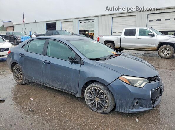 2T1BURHE0GC524864 2016 TOYOTA COROLLA Blue Front right
