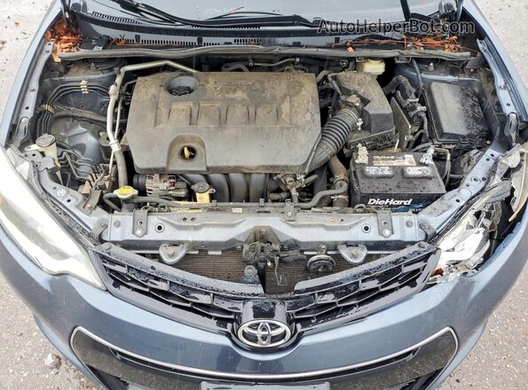 2T1BURHE0GC524864 2016 TOYOTA COROLLA Blue Rear interior view