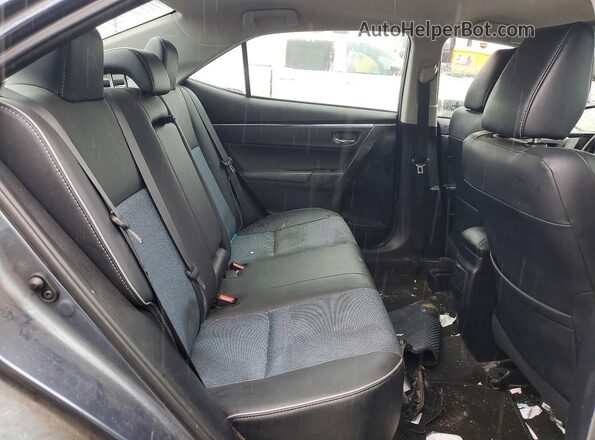 2T1BURHE0GC524864 2016 TOYOTA COROLLA Blue Rear seats view