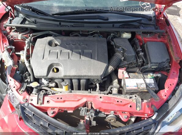 2T1BURHE0GC544340 2016 TOYOTA COROLLA Red Widok z tyłu