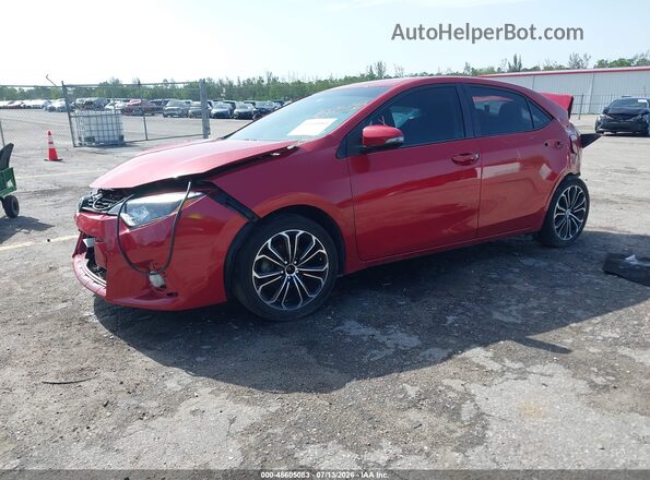 2T1BURHE0GC544340 2016 TOYOTA COROLLA Red Przód lewy