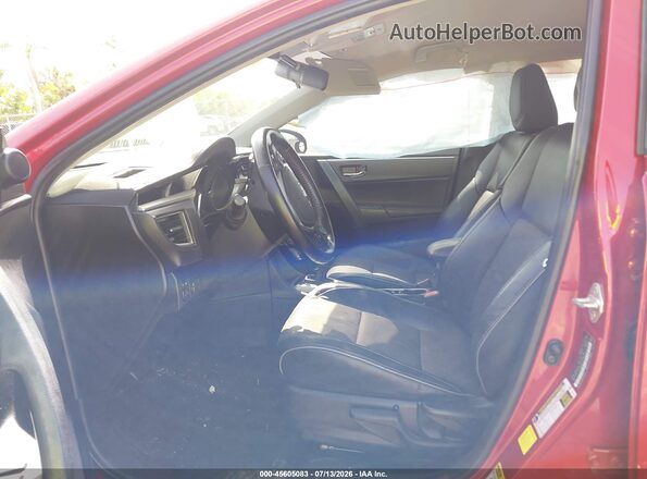 2T1BURHE0GC544340 2016 TOYOTA COROLLA Red Widok wnętrza z przodu