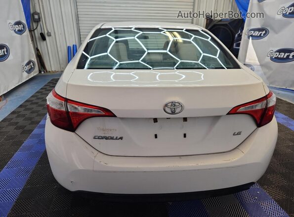 2T1BURHE0GC549070 2016 TOYOTA COROLLA White 