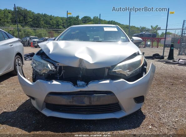 2T1BURHE0GC562580 2016 TOYOTA COROLLA Silver Вид щитка приладів