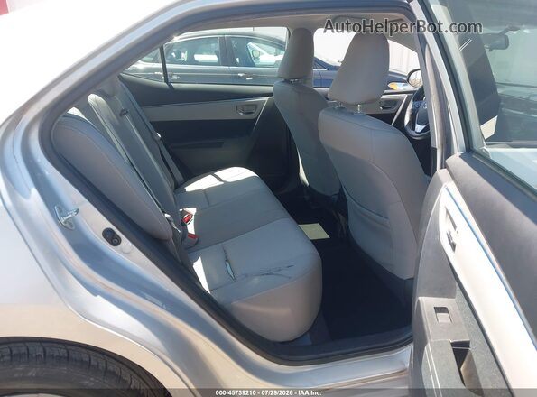 2T1BURHE0GC562580 2016 TOYOTA COROLLA Silver Вид наклейки з VIN-кодом