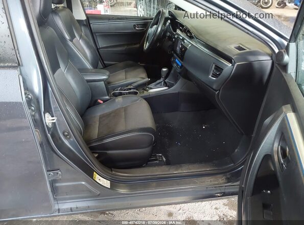 2T1BURHE0GC566211 2016 TOYOTA COROLLA Gray წინა სალონის ხედი