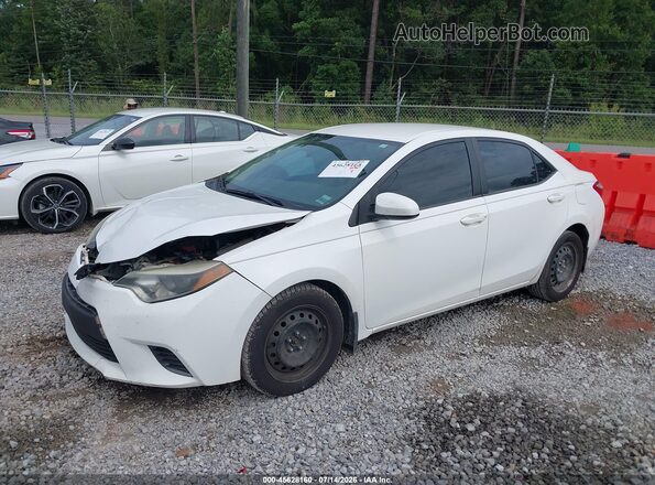 2T1BURHE0GC569447 2016 TOYOTA COROLLA Белый Передняя левая четверть