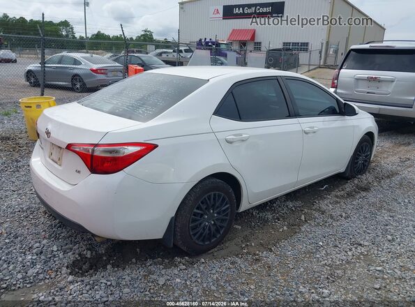 2T1BURHE0GC569447 2016 TOYOTA COROLLA Белый Задняя правая четверть