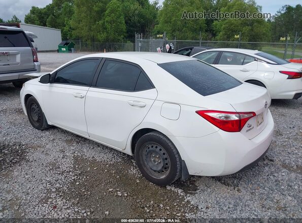 2T1BURHE0GC569447 2016 TOYOTA COROLLA Белый Задняя левая четверть