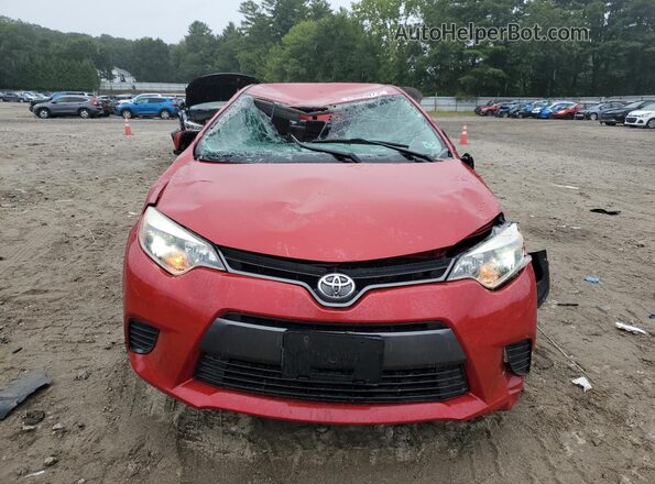 2T1BURHE0GC570999 2016 TOYOTA COROLLA Red წინა ხედი