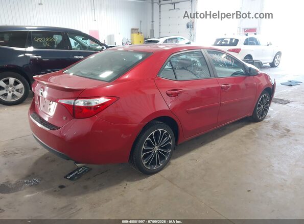 2T1BURHE0GC572591 2016 TOYOTA COROLLA Red Հետևի աջ