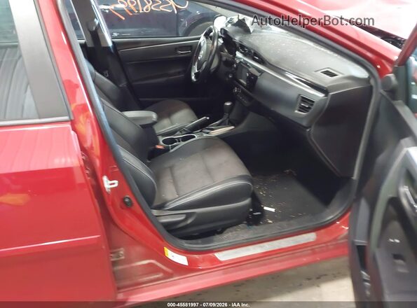 2T1BURHE0GC572591 2016 TOYOTA COROLLA Red Սալոնի դիմացի տեսք