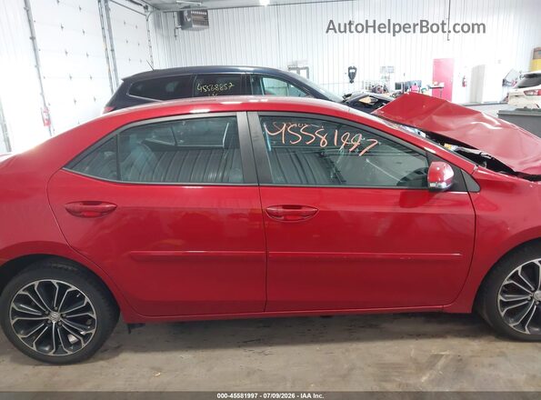 2T1BURHE0GC572591 2016 TOYOTA COROLLA Red Սալոնի հետևի տեսք