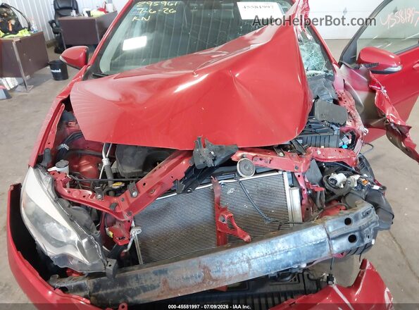 2T1BURHE0GC572591 2016 TOYOTA COROLLA Red Հետևի տեսք