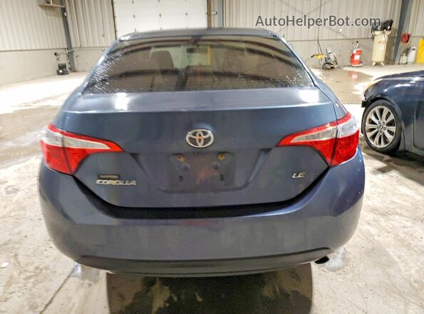 2T1BURHE0GC578553 2016 TOYOTA COROLLA Blue Вид ззаду