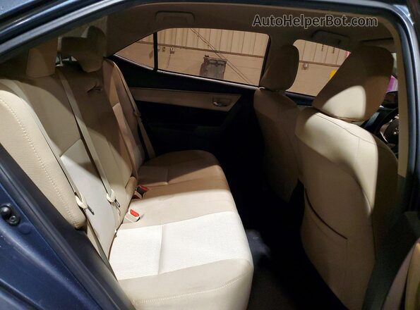 2T1BURHE0GC578553 2016 TOYOTA COROLLA Blue Вид задніх сидінь