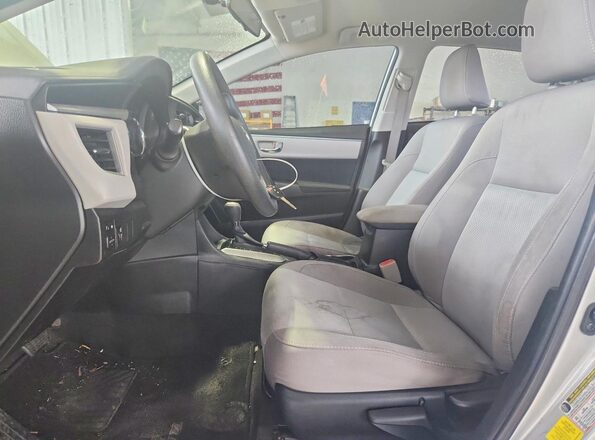 2T1BURHE0GC625483 2016 TOYOTA COROLLA Silver Սալոնի դիմացի տեսք