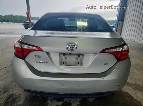 2T1BURHE0GC625483 2016 TOYOTA COROLLA Silver Հետևի տեսք
