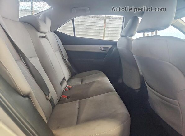 2T1BURHE0GC625483 2016 TOYOTA COROLLA Silver Հետևի նստատեղերի տեսք