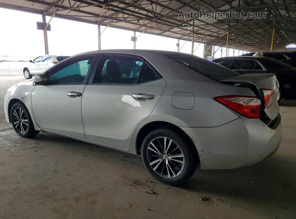 2T1BURHE0GC636144 2016 TOYOTA COROLLA Silver Rear left
