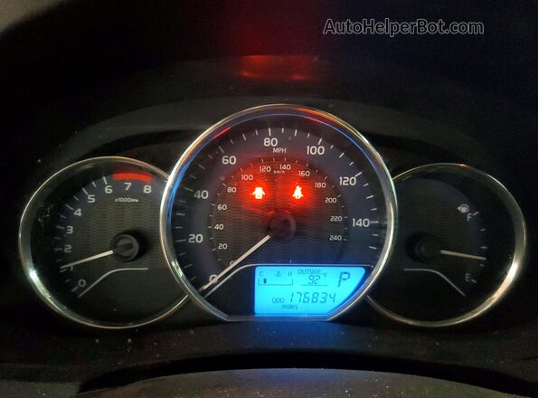 2T1BURHE0GC636144 2016 TOYOTA COROLLA Silver Instrument cluster view