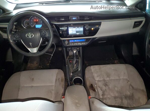 2T1BURHE0GC636144 2016 TOYOTA COROLLA Silver Dashboard view