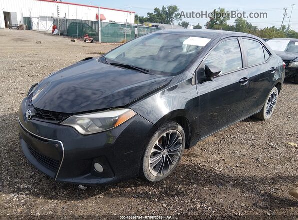 2T1BURHE0GC652361 2016 TOYOTA COROLLA Black Vista tres cuartos delantera izquierda