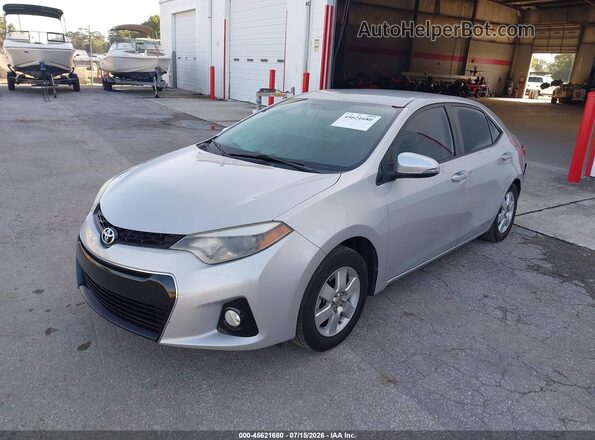 2T1BURHE0GC663019 2016 TOYOTA COROLLA Silver Przód lewy