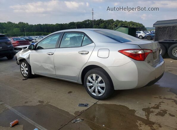 2T1BURHE0GC678765 2016 TOYOTA COROLLA Silver Rear left