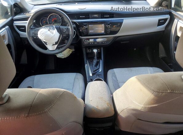 2T1BURHE0GC678765 2016 TOYOTA COROLLA Silver Dashboard view