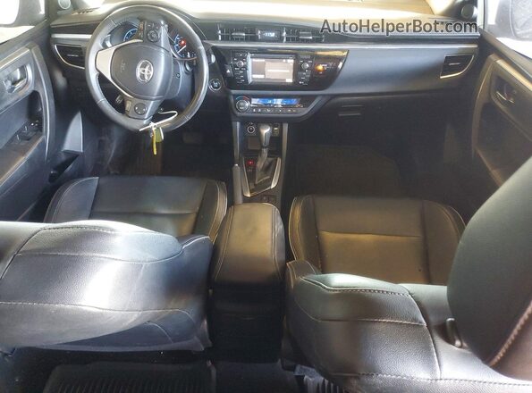 2T1BURHE0GC680872 2016 TOYOTA COROLLA Черный Вид панели приборов