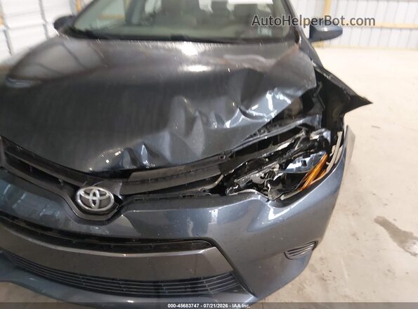 2T1BURHE0GC684257 2016 TOYOTA COROLLA Gray წინა ხედი