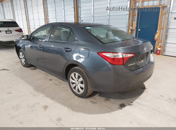2T1BURHE0GC684257 2016 TOYOTA COROLLA Gray უკანა მარცხენა