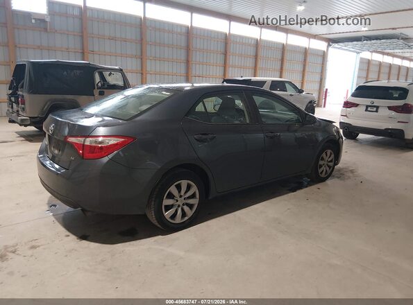 2T1BURHE0GC684257 2016 TOYOTA COROLLA Gray უკანა მარჯვენა
