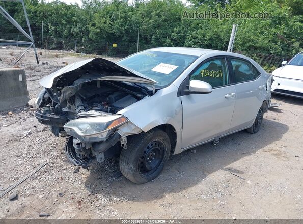 2T1BURHE0GC699650 2016 TOYOTA COROLLA Silver Передня ліва чверть